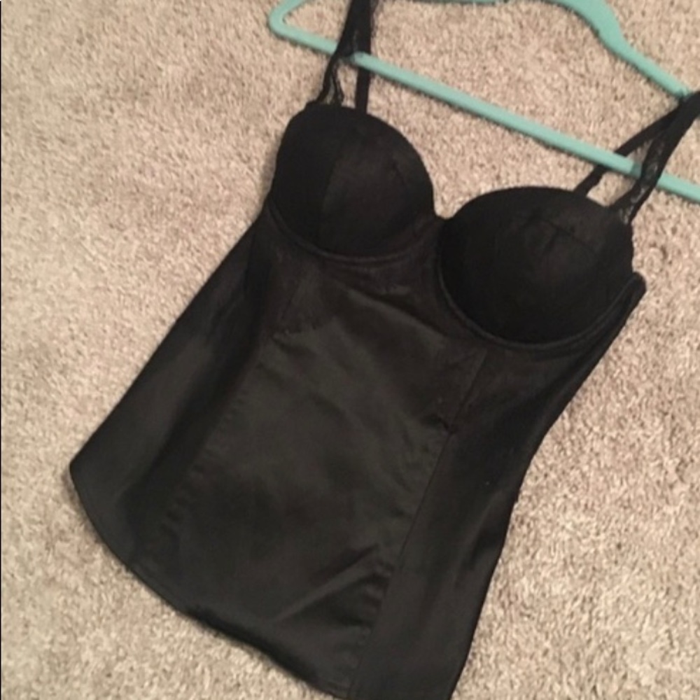 Guess black corset small new